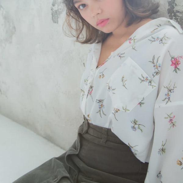 切りっぱなしウェーブボブ|GNARLY 大泉学園店