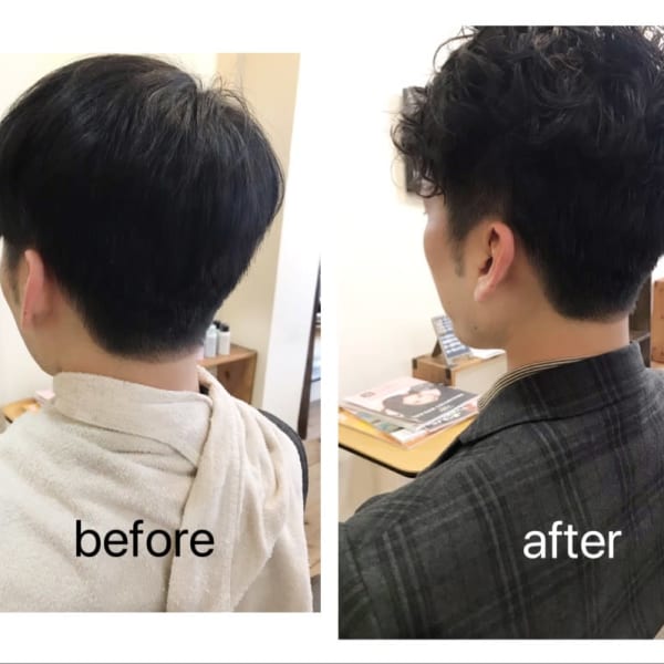 無造作パーマでスタイリングを楽しむ♪