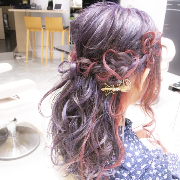 オリジナル グラデーション ヘア セット