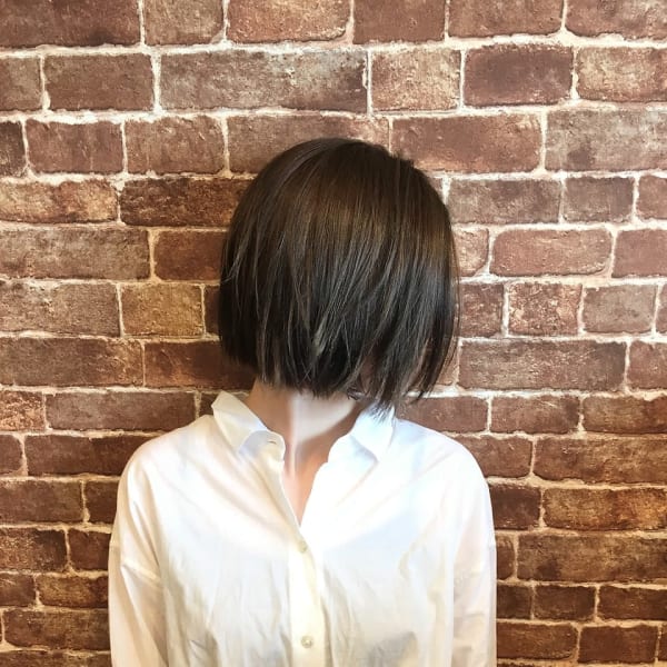 切りっぱなしボブ