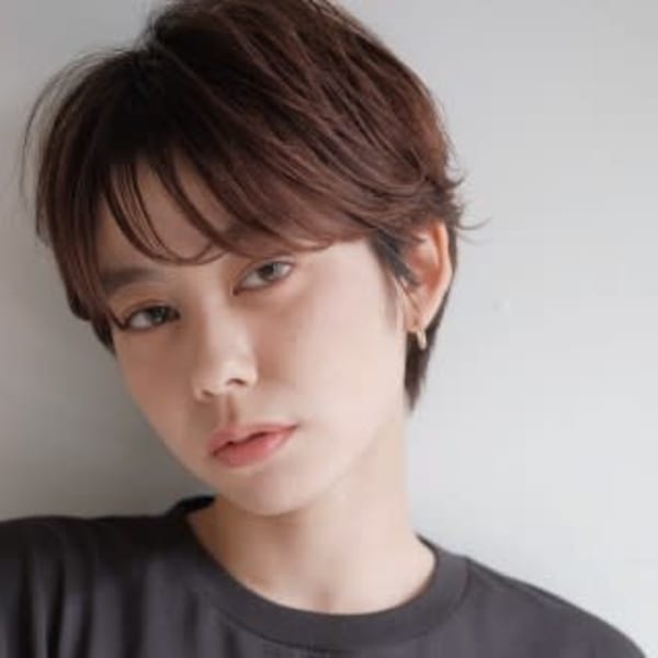 マッシュショート×シースルーバング|Hair & Make Seek 八王子店