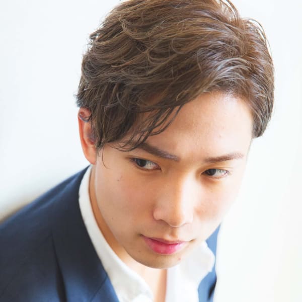 大人ツーブロック