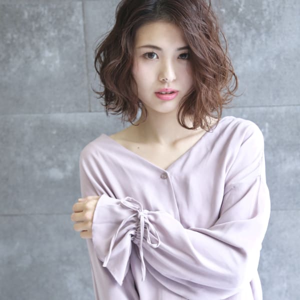 波ウェーブで作るゆるふわボブ♪《担当篠原》|GALLARIA Elegante 春日井店