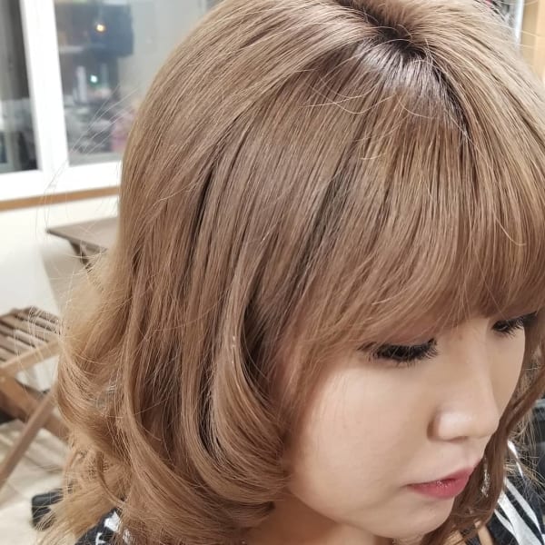 ミルクティーカラー|HAIRSTORY Lissajous