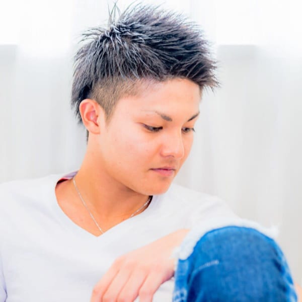 ツーブロック  ショートスタイル