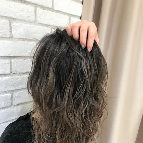 大人気ラテカラー◎ハイライトグラデーションカラー