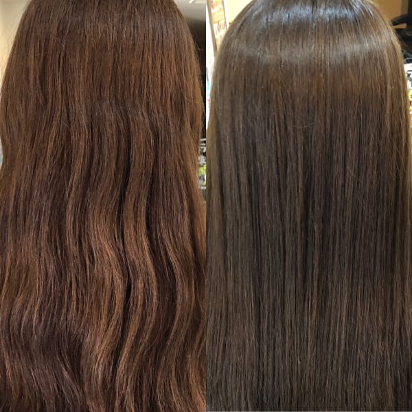 kiragamiストレート & アッシュ系全体カラー