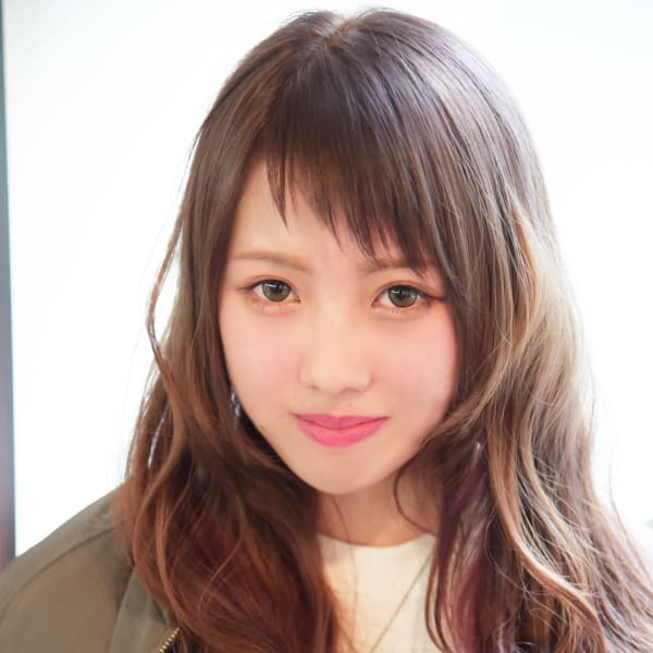 Ｗカラー　　グレージュ×バイオレット(インナーカラー)