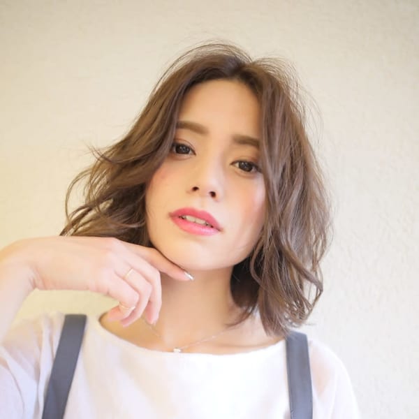 ゆるふわエアリーカールボブ☆|el zafiro 北浜店