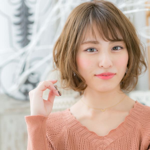 外国人風♪大人かわいい♪アシンメトリーボブ マシュマロボブ