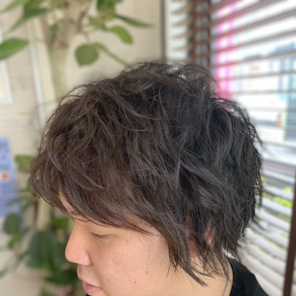 メンズのオススメ順 40代 ウルフの髪型 ヘアスタイル 楽天ビューティ