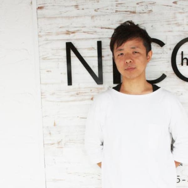 NICO hairdesign【ニコ ヘアーデザイン】のスタッフ紹介。陶山 智広