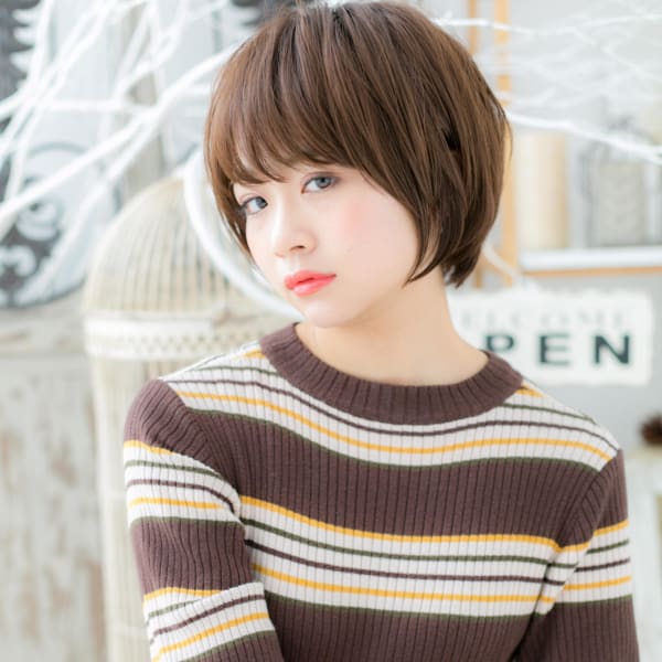 大人かわいい…フェミニンマッシュボブ スマートボブ
