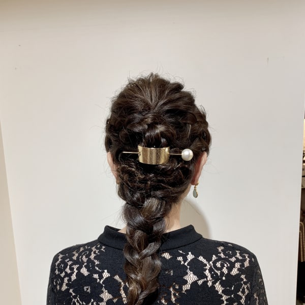 【COLO 吉祥寺 河野行史】編み込みおろしスタイル