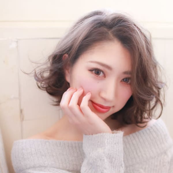 抜け感☆アッシュ☆ニュアンスパーマ☆ボブ
