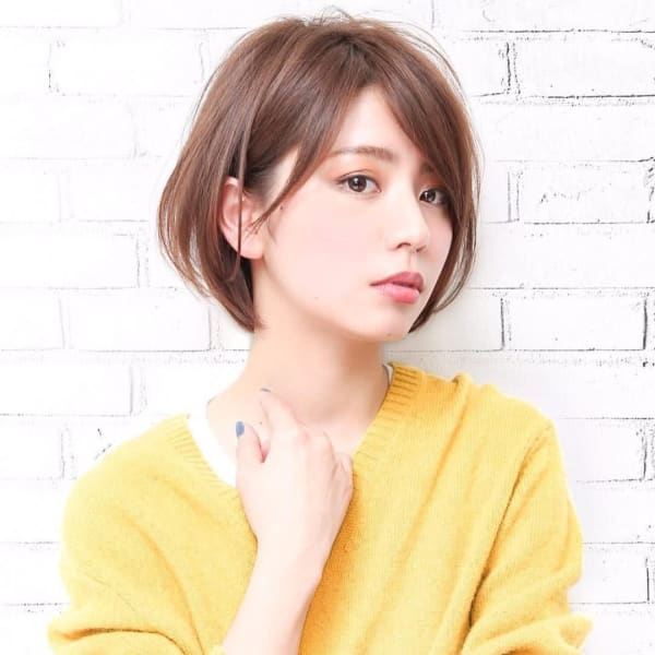抜け感★アッシュベージュ★ショートボブ★