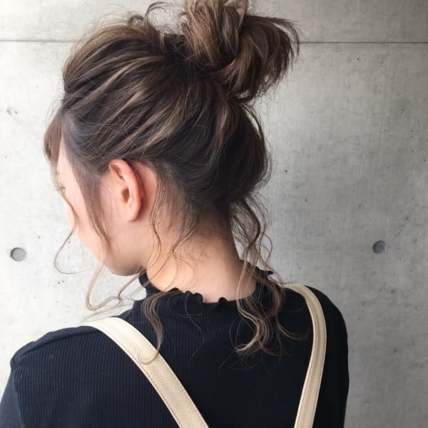 グレージュハイライト