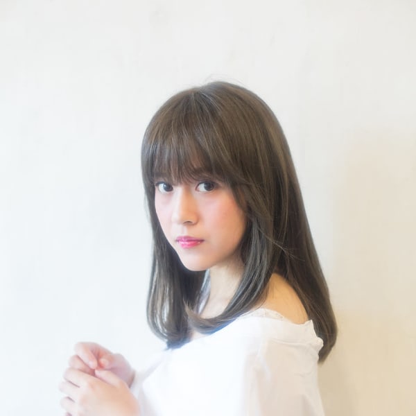ロブ×グレージュ|Laulu hair design
