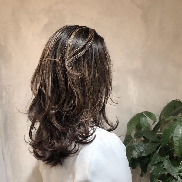 オススメ順 外国人風 セミロングの髪型 ヘアスタイル 楽天ビューティ