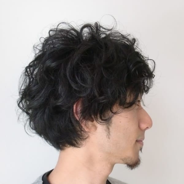 ツーブロック&ワイドパーマ