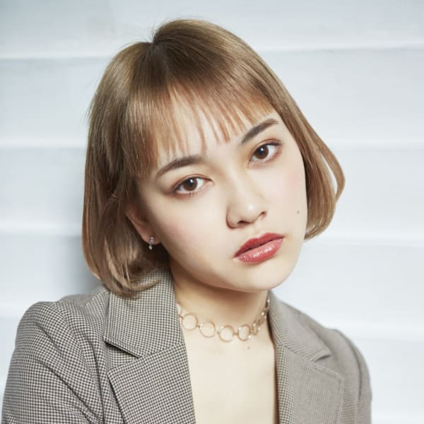 【Lalei】透明感ハイトーンボブ