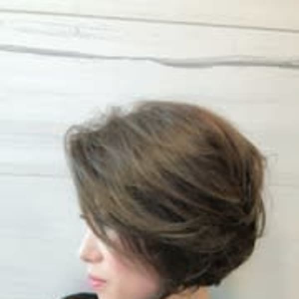 【アッシュグレージュ】エアリーショート2