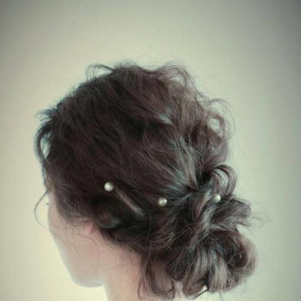 ゆるふわまとめ髪