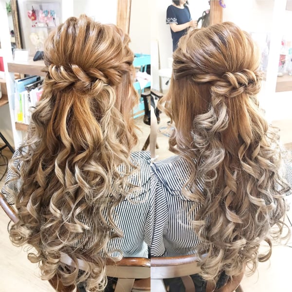 人気ヘアセット