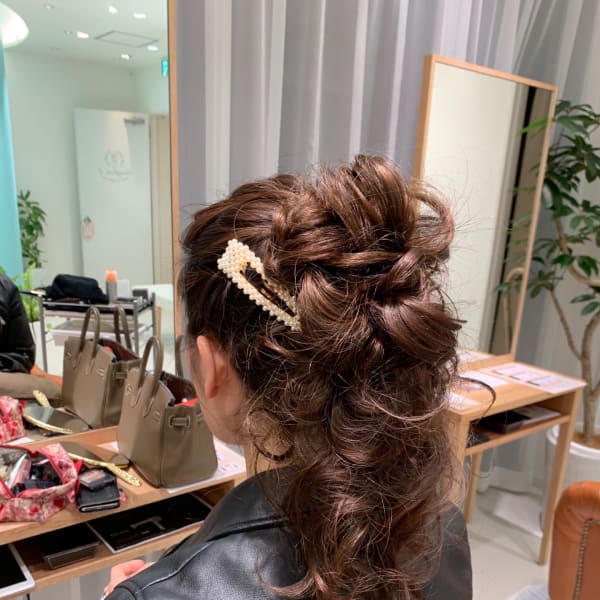 ふわふわポニーテール