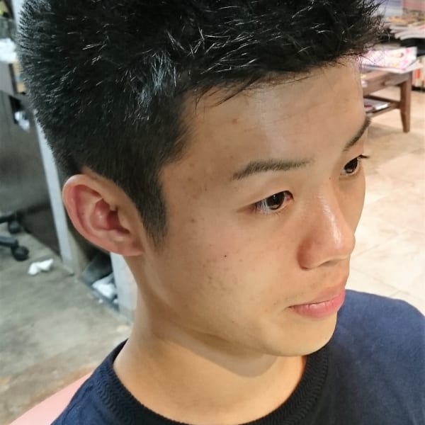 サイドダウンソフトモヒカンショート