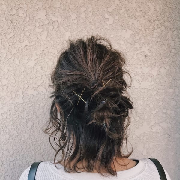 キョーマルのお呼ばれヘアアレンジ