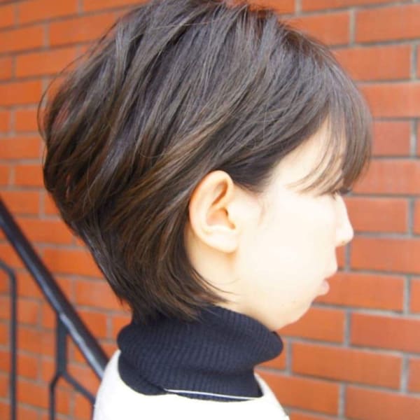 ふんわりエアリー大人ボブ×ネイビーアッシュ|coco maison