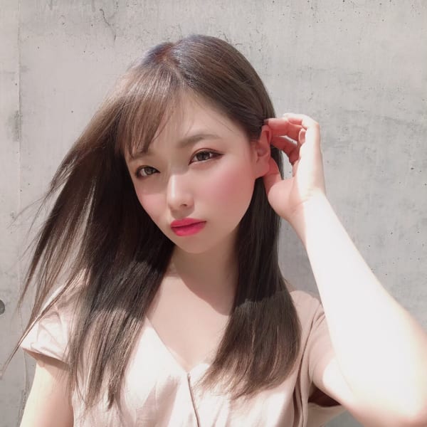 王道ナチュラル ロングスタイル さら髪ストレート