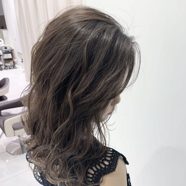 外国人風透明感カラー、ブルージュ