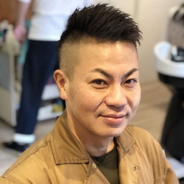 ツーブロック ショートモヒカン