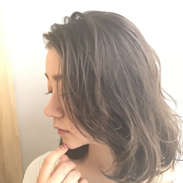 透けちゃう☆透明感抜群グレーベージュカラー（前田担当）|apish kokubunji