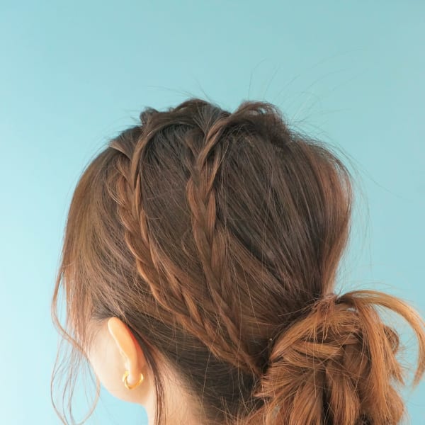 ダブルフィッシュボーンアレンジ