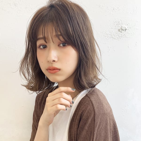 切りっぱなしくびれボブM287