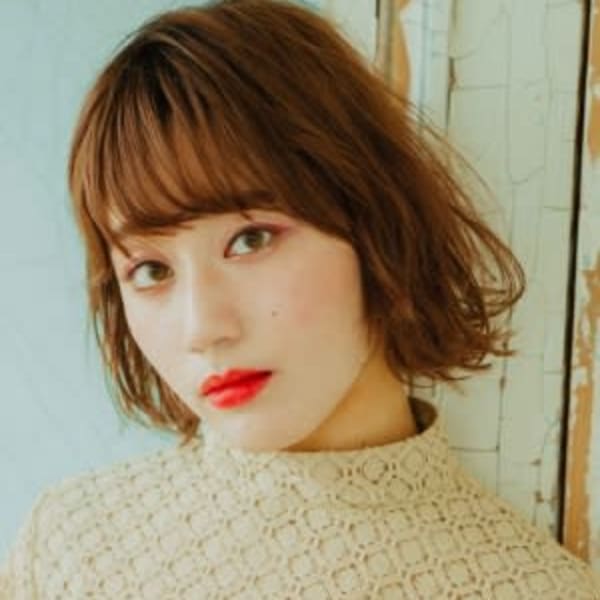 オレンジベージュボブ|ESCAPE to bona 高崎店