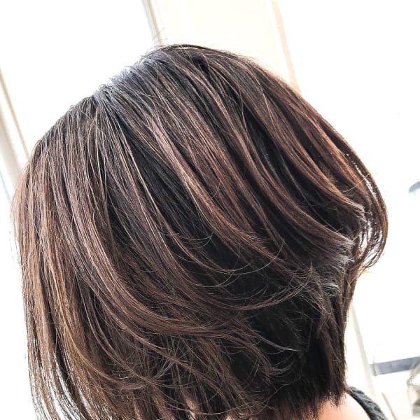 外国人風大人ショートボブ   