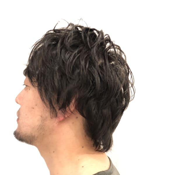 メンズ クセ毛風パーマ