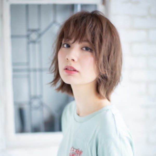 ナチュラルレイヤーボブ|美容室emu