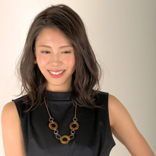 ナチュラル×大人ミディアムヘア|yy. ~hair room~