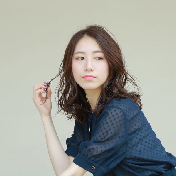 【BARBES 土屋諒将】大人可愛いくびれセミディヘア