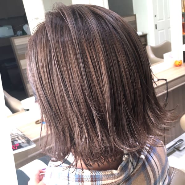 ラベンダーアッシュ【Ash元住吉店ヘアスタイル】