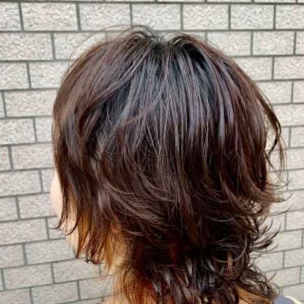 Lia&伊藤夏海 個性派マッシュウルフ