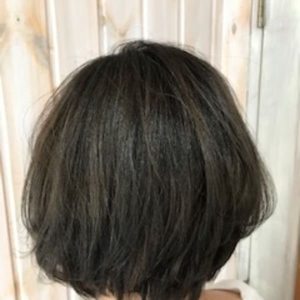 ボブ×アッシュブラウン系カラー|MILK 北千住