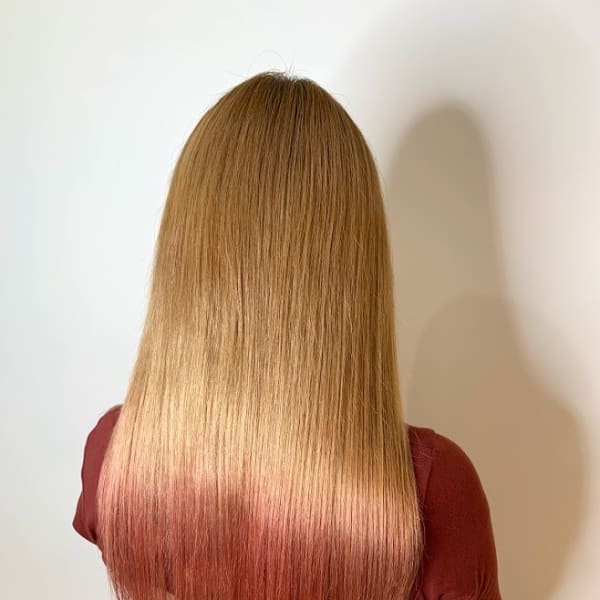 ブリーチ毛にも髪質改善