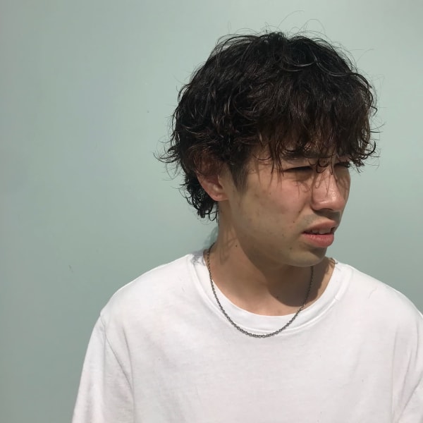 ナチュラルウルフパーマ|BOND HONDA