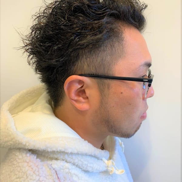 ツーブロック&ツイストスパイラル